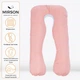 Подушка для беременных и отдыха MirSon Eco Line №8016 U-образная Dusty Rose (2200006178415) - изображение 2