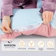 Подушка для беременных и отдыха MirSon Eco Line №8016 U-образная Dusty Rose (2200006178415) - изображение 4