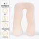 Подушка для беременных и отдыха MirSon Velvet Line №8019 U-образная Cream (2200006178514) - изображение 2