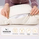 Подушка для беременных и отдыха MirSon Satin Stripe №8025 U-образная Soft Yellow (2200006178637) - изображение 4