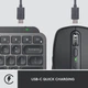 Комплект Клавиатура Logitech MX Keys Mini Combo for Business Wireless Mouse and Keyboard Combo ESP/UKR Graphite (920-011053) - изображение 8