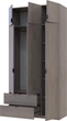 Шкаф для одежды Doros Лукас 3 ДСП 120х50х240 см Канноло/Канноло (44900368) - изображение 6