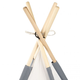 Namiocik tipi wigwam EcoToys pełna podłoga domek dla dzieci 8112 (6958868881122) - obraz 3
