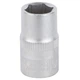 Насадка шестигранна коротка 1/2" 14мм CrV mid SIGMA (6071141) - зображення 2