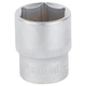Насадка шестигранна коротка 1/2" 24мм CrV mid SIGMA (6071241) - зображення 2