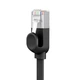 Патч корд Baseus сетевой кабель 10 Гбит\с Ethernet RJ45 Cat 6 плоский 0.5 м Black (PCWL-A01) - изображение 4