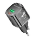 Мережевий зарядний пристрій Borofone BN17 Sunlight charger charger 20W Black - зображення 2