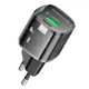 Мережевий зарядний пристрій Borofone BN17 Sunlight charger charger 20W Black - зображення 1