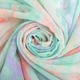 Тканина шифон мікро плательна легка повітряна 55 г/м2 140 см для суконь, спідниць, блуз, аксесуарів салат - зображення 1