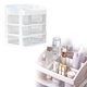 Organizer na kosmetyki ModernHome by Multistore z szufladami i przegrodami biały (5903769979165) - obraz 5