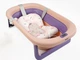 Ванна детская складная Bimbo BM-30011, 79×47×21 см, сливной клапан, электронный термометр, матрас, складные ножки - изображение 3
