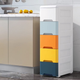 Regał ModernHome by Multistore z 5 wysuwanymi szufladami nogi z kółkami (PJJCBS0022-05B) - obraz 5
