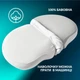 Подушка ортопедическая IDEIA CloudTherapy 65х40х10 см Анатомическая с эффектом памяти для сна на боку, спине и животе с наволочкой на молнии Серая (4820227288649) - изображение 5