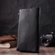 Женский кошелек-клатч с двумя молниями из натуральной кожи ST Leather 22527 Черный - изображение 9