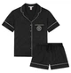 Піжама Сатинова (сорочка + шорти) Victoria's Secret Satin Short Pajama Set New XS+XS Чорний (26935435) - зображення 1