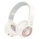 Беспроводные детские наушники HOCO W50 с RGB подсветкой BT5.3, AUX/TF, 12h Milky white - изображение 1