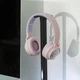 Беспроводные детские наушники HOCO W50 с RGB подсветкой BT5.3, AUX/TF, 12h Pink - изображение 4