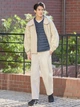 Ветровка мужская Uniqlo 680735286 M Молочная (1159844581) - изображение 18