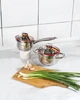 Каструля з кришкою 2,7л та ківш з кришкою 2л Prime Chef Krauff + ПОДАРУНОК:кухонні аксесуари - зображення 3