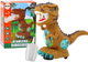 Dinozaur LEAN Toys Tyranozaur na baterie Żółty 19737 (5905991011125) - obraz 2