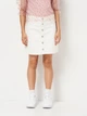 Подростковая джинсовая юбка для девочки Cool Club CJG2422088 146 см White (5903977252425) - изображение 1