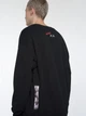 Свитшот оверсайз мужской Uniqlo 517882840 L Черный с принтом ( 1159839889) - изображение 2