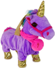 Єдиноріг LEAN Toys із золотими крилами Фіолетовий 12687 (5905214977252) - зображення 1
