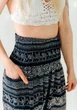 Восточные штаны с широкой резинкой Elephant Midnight RAO WEAR OneSize рост 155-165 см темно-синий - изображение 3