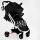 Коляска прогулянкова дитяча JOY Elegans 30 кг Black and white 118553 - зображення 1