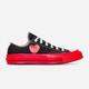 Женские кеды No Brand Comse Des Garcons Play Low Top Sneakers Black/Red Low 39 - изображение 1