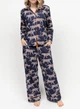 Пижама женская Cyberjammies Taylor 0362-0363 20/3XL Сине-бежевый (5051877516441) - изображение 1