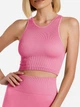 Бюстгальтер без кісточок Giulia Halter Top Rib S/M Bubblegum (4823116907478) - зображення 2