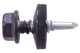 Саморез кровельный Apro 4.8 x 19 мм RAL 8019 (50 шт.) (9R648198019) - изображение 2