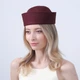 Берет морячка женский LuckyLOOK Хина 54 Бордовый 771-284 - изображение 4