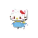 Конструктор OEM Bricks 3D Mimmy Hello Kitty 5.5 см 142 детали Голубо-белый (M3018) - изображение 2
