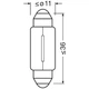 Комплект вказівних ламп розжарювання OSRAM C5W 6418-2BL 36mm 12V SV8.5-8 Blister (2 шт) - изображение 3
