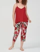 Піжама жіноча Cyberjammies Mel 0228-0213 16/XL Червоно-білий (5051877496408) - зображення 1