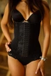 Утягивающий корсет Slim&Gentle 005 34 на талию 101-110 см черный с кружевом - изображение 3