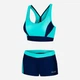 Купальник раздельный женский Aqua Speed Fiona 348-42 42 (XL) Темно-синий/Бирюзовый (5908217656902) - зображення 1