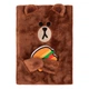 Блокнот пухнастий YES Line Friends Brown (151745) - зображення 1