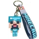 Фигурка-брелок Minecraft Стив в алмазной броне 5.5 см Разноцветный (MINE5BR) - изображение 1