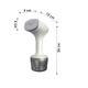 Отпариватель для одежды Lesko AL-8005 1000W White ручной утюг - изображение 7