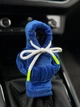 Чехол худи на рычаг КПП / АКПП | Car Hoodie для авто | Креативная кофта на коробку передач | Синяя - изображение 2