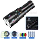 Фонарь AK177-1 PM60-TG 4х18650 power bank индикация заряда ЗУ Type-C zoom 5 фильтров NIGHT VISION FLUORESCENCE WHITE LASER LED - изображение 1