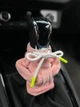 Чехол худи на рычаг КПП / АКПП | Car Hoodie для авто | Креативная кофта на коробку передач | Розовая - изображение 1