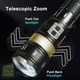 Фонарь AK178-1 PM60-TG+COB 4x18650 power bank ЗУ Type-C zoom 5 фильтров NIGHT VISION FLUORESCENCE WHITE LASER LED - изображение 5