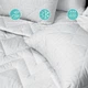 Одеяло IDEIA Antistatic Sleep всесезонное Полуторное 140х210 см Гипоаллергенная антистатическая ткань искусственный пух (4820227289721) - изображение 4