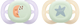 Smoczek Philips Avent Ultra Start Night neutral 0-2 m SCF075/07 2 szt (8720689028202) - obraz 1