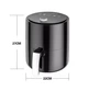 Фритюрница без масла со съемной чашей и таймером Air Fryer BW-3011 - изображение 3