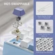 Игровая Клавиатура Royal Kludge R75 WHITE Проводная Механическая с Поддержкой HOT-SWAP Snow Royal Switch - изображение 7